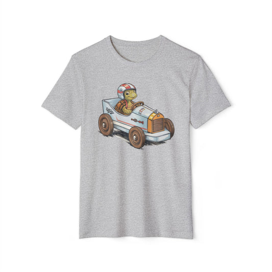 Vintage Soapbox Racer Tortoise - Recycled Organic Cotton T-Shirt