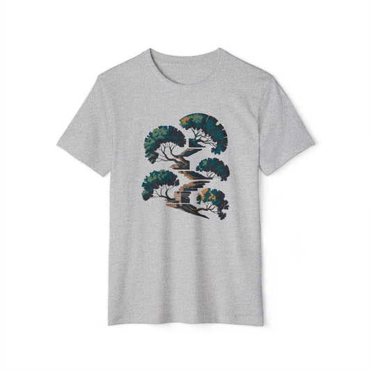 Abstract Unity Tree - Recycled Organic Cotton T-Shirt