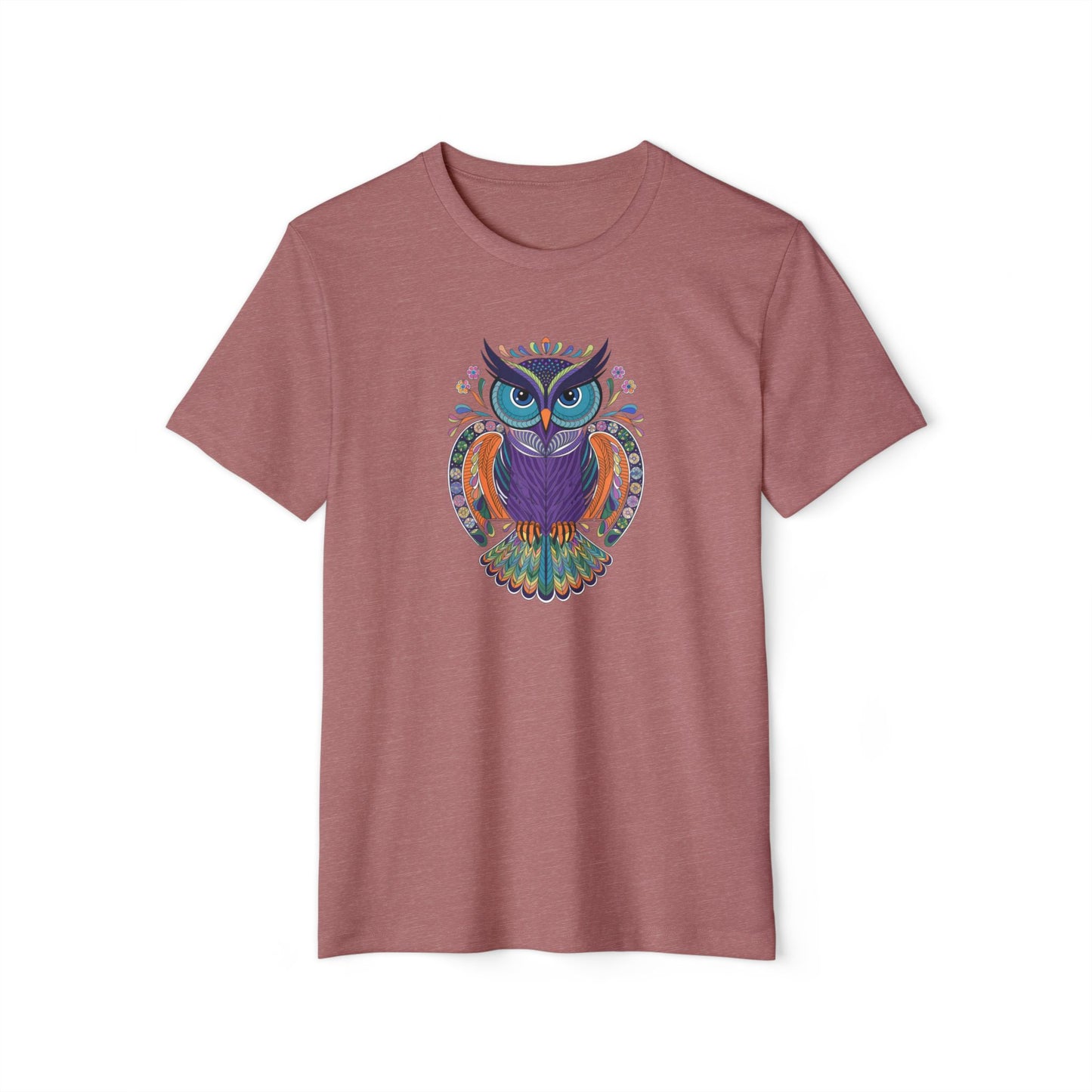 Geometric Owl - Recycled Organic Cotton T-Shirt