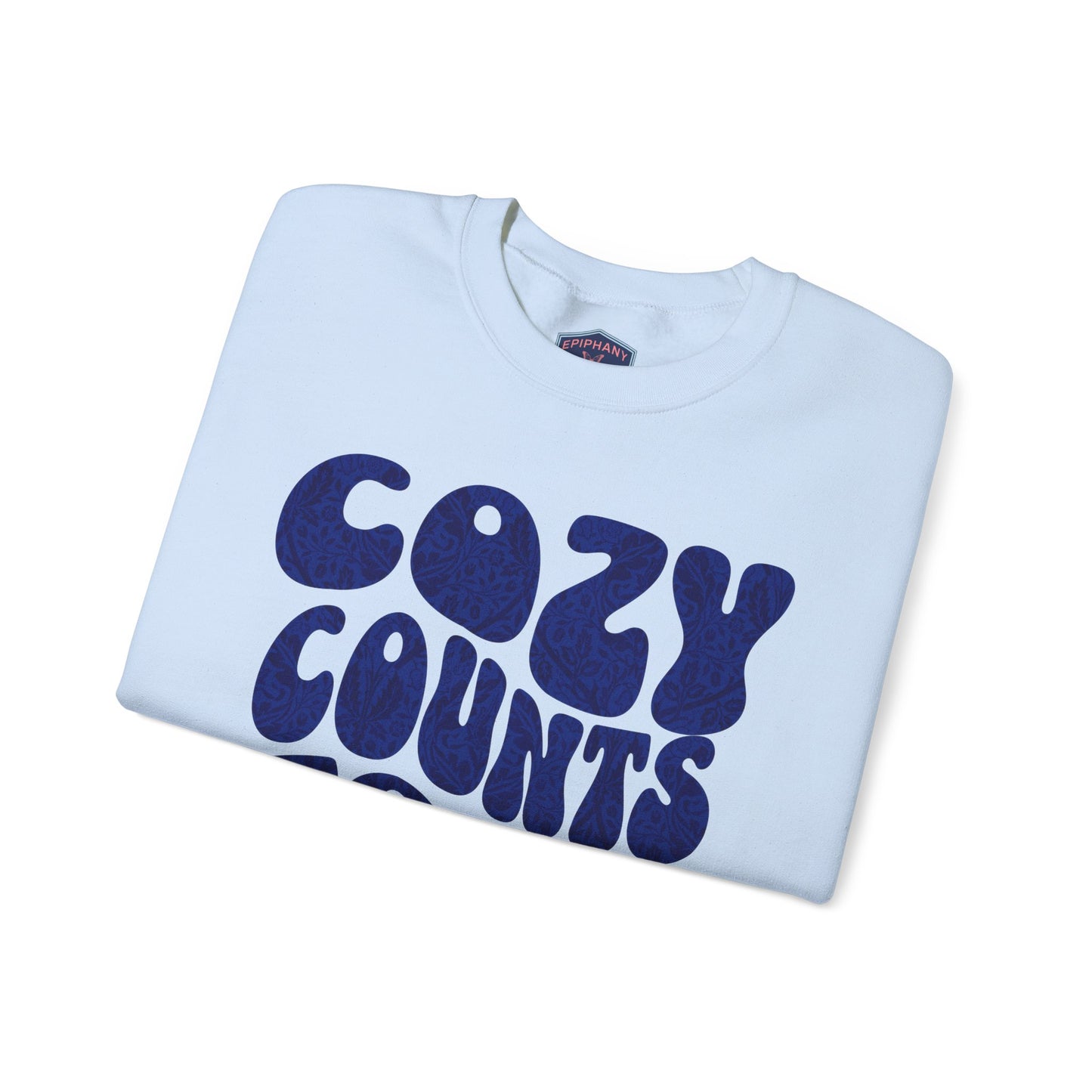 Epiphany Street Cozy Counts Too - Unisex Heavy Blend™ Crewneck Sweatshirt