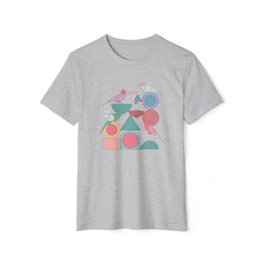 Geometric Bird - Recycled Organic Cotton T-Shirt