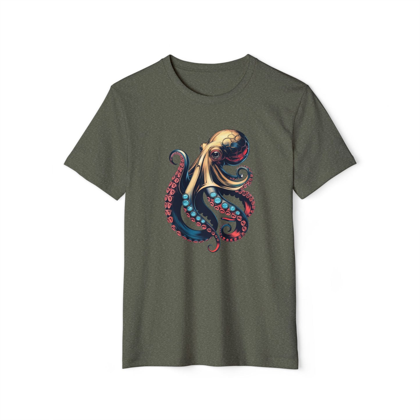 Metalic Octopus - Recycled Organic Cotton T-Shirt