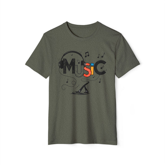 Music Personified - Recycled Organic Cotton T-Shirt