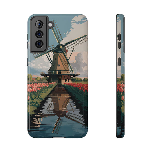 Scenic Windmill - Impact-Resistant Phone Case