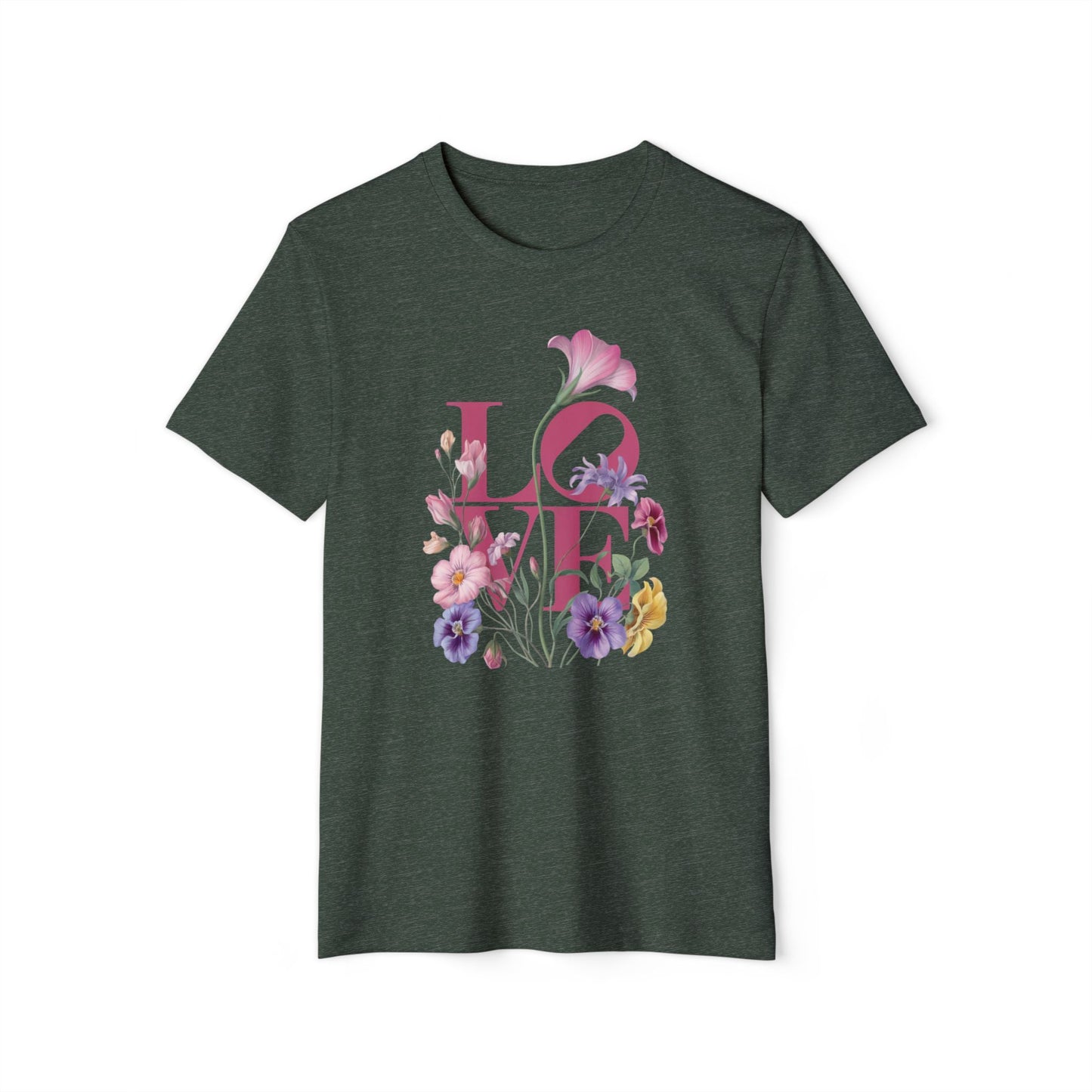 Love Flower - Recycled Organic Cotton T-Shirt