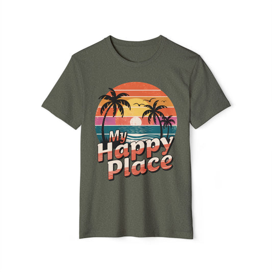 My Happy Place - Recycled Organic Cotton T-Shirt