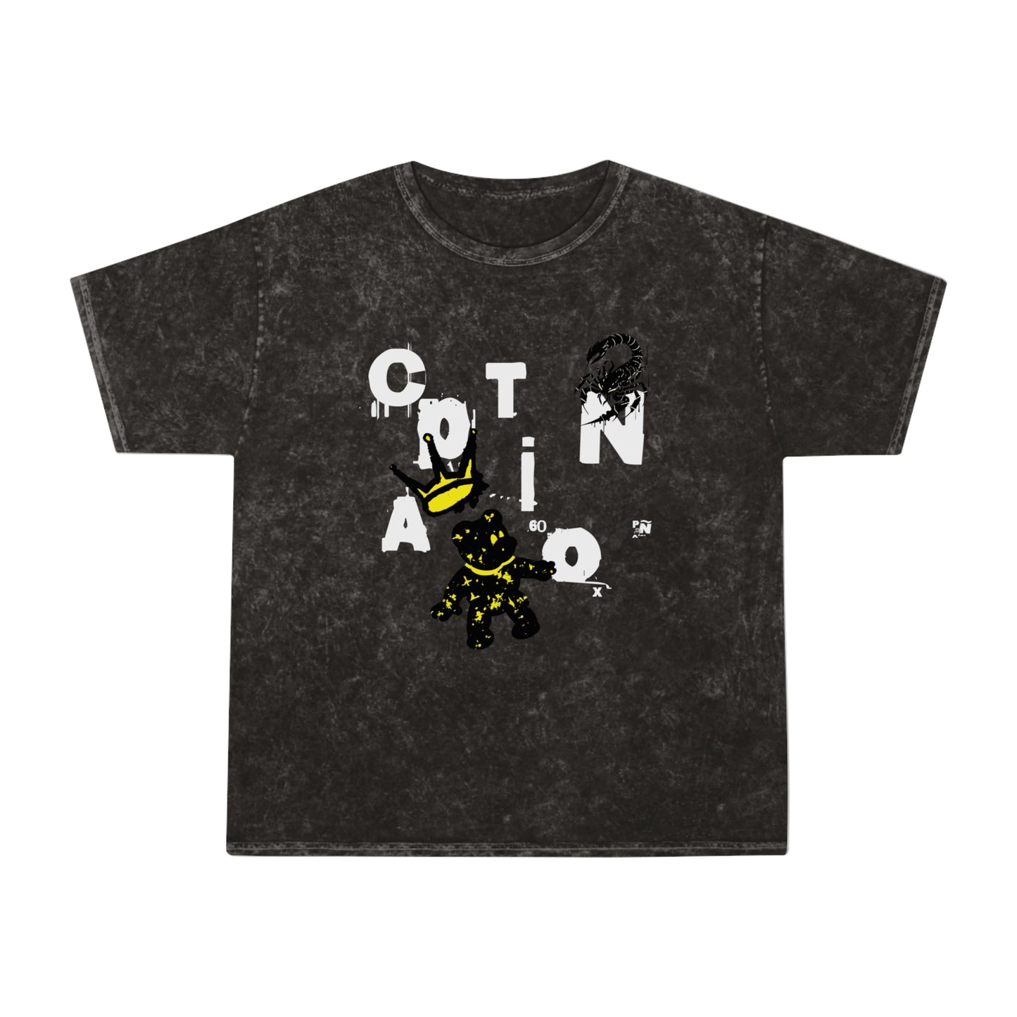 Epiphany Street "Caption" - Unisex Mineral Wash Tee Shirt
