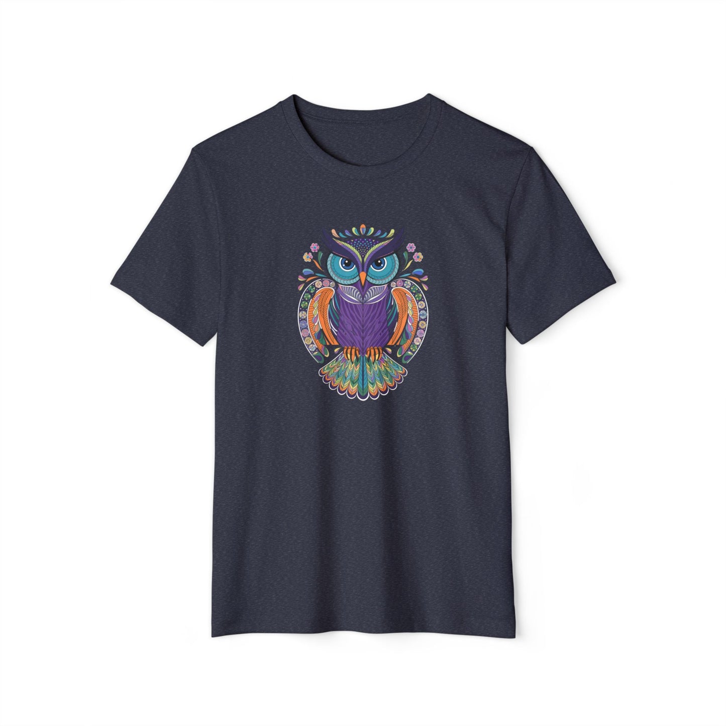 Geometric Owl - Recycled Organic Cotton T-Shirt