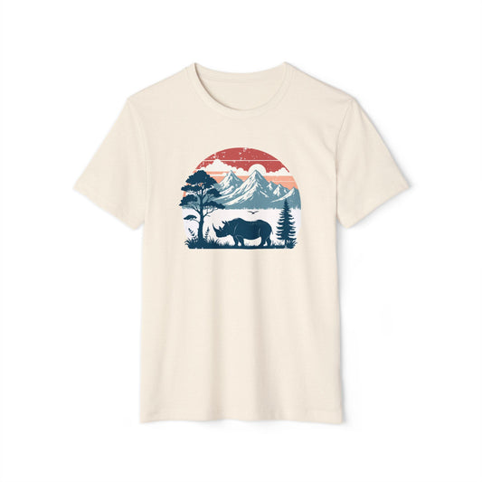 Rhino Wanderer - Recycled Organic Cotton T-Shirt