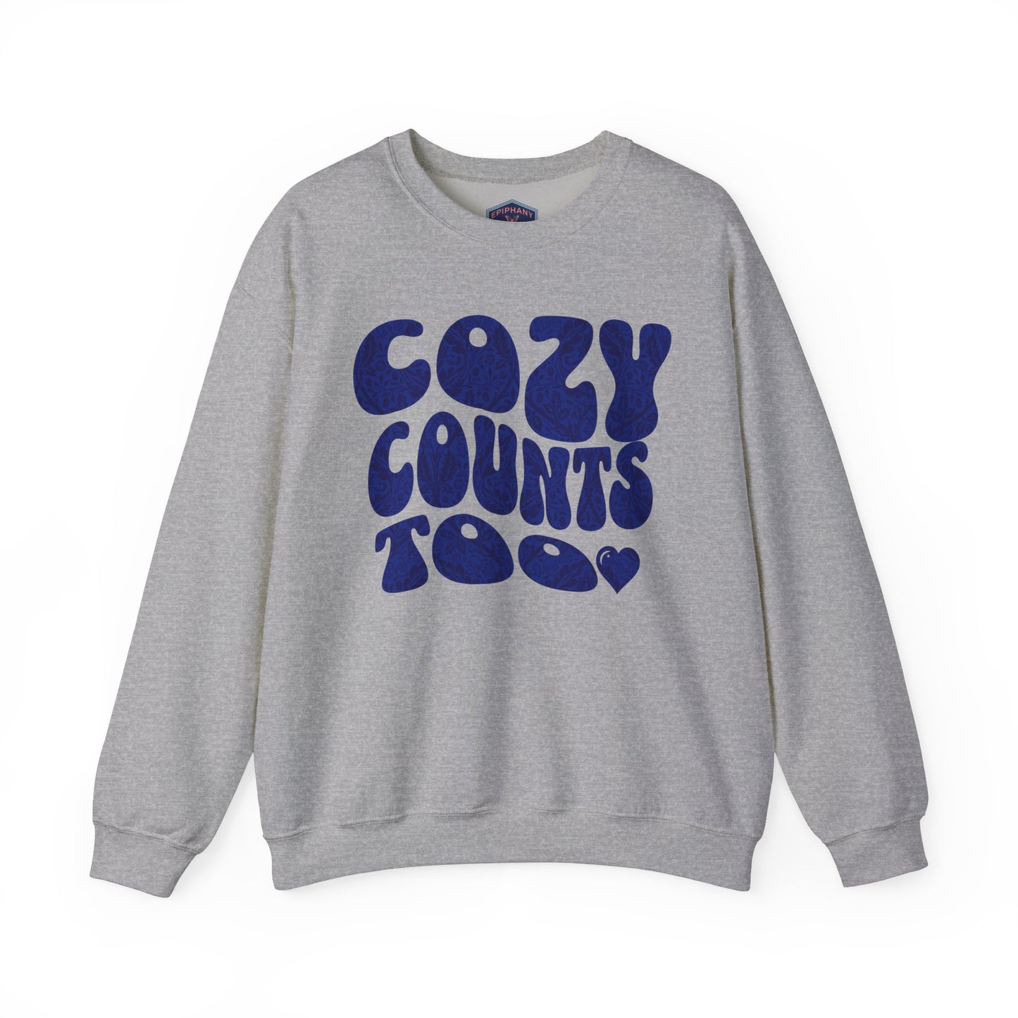 Epiphany Street Cozy Counts Too - Unisex Heavy Blend™ Crewneck Sweatshirt