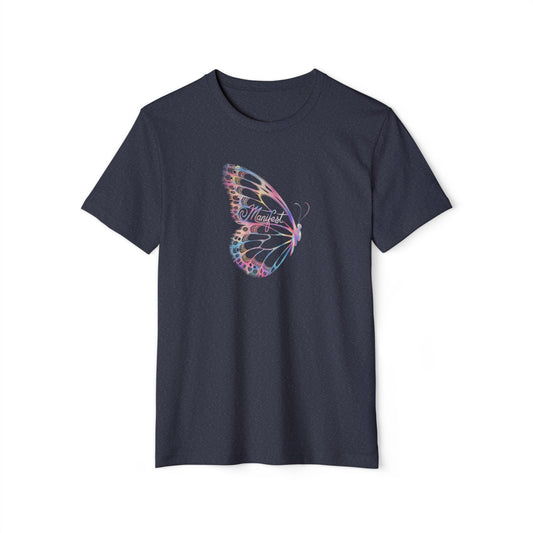 Manifest Butterfly - Recycled Organic Cotton T-Shirt