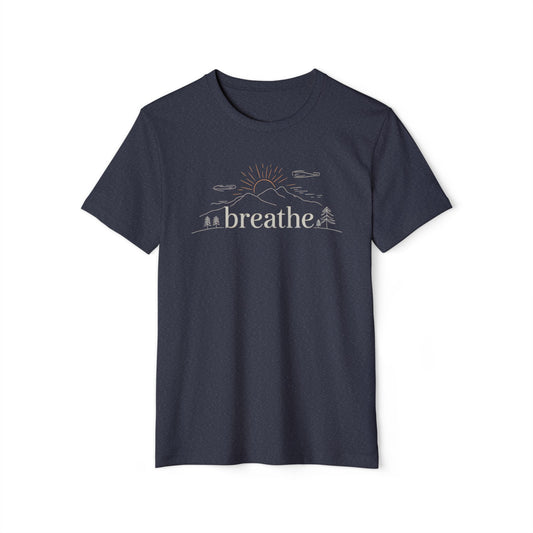 Breathe Mountain - Recycled Organic Cotton T-Shirt