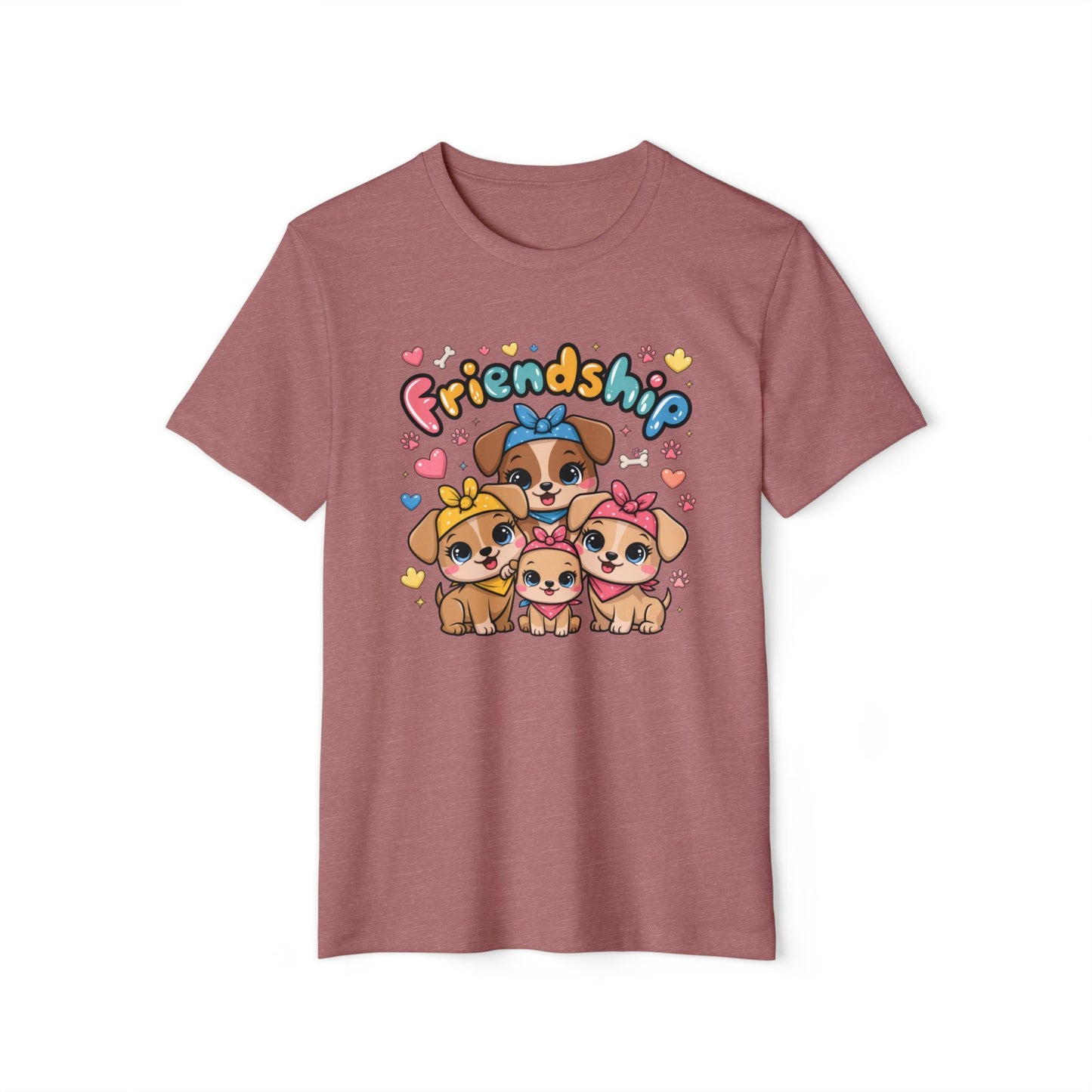Puppy Friendship - Recycled Organic Cotton T-Shirt