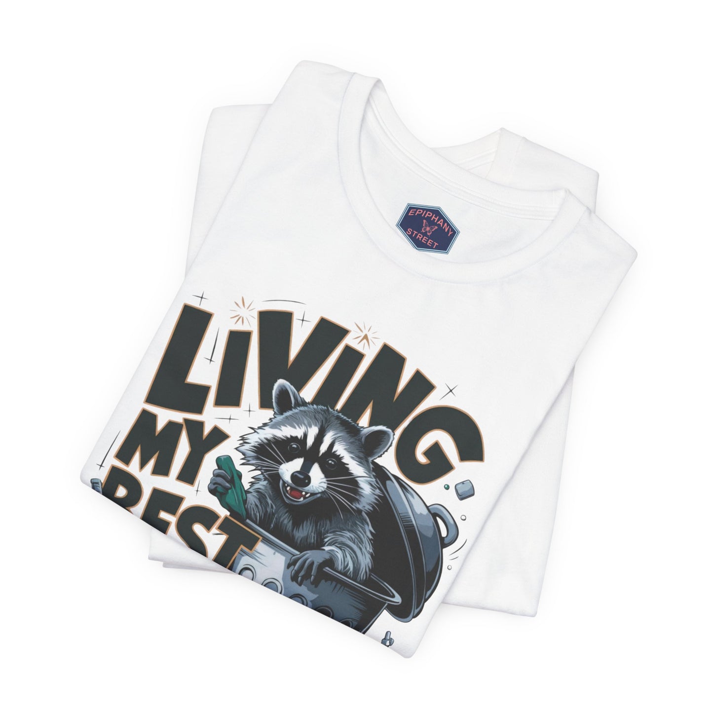 Living My Best Life Raccoon Tee