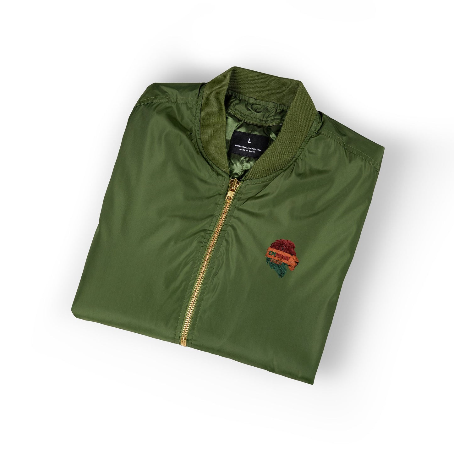Epiphany Street Majesty - Eco-Friendly Embroidered Bomber Jacket