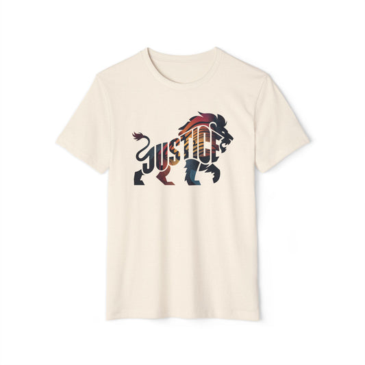 Justice Lion - Recycled Organic Cotton T-Shirt