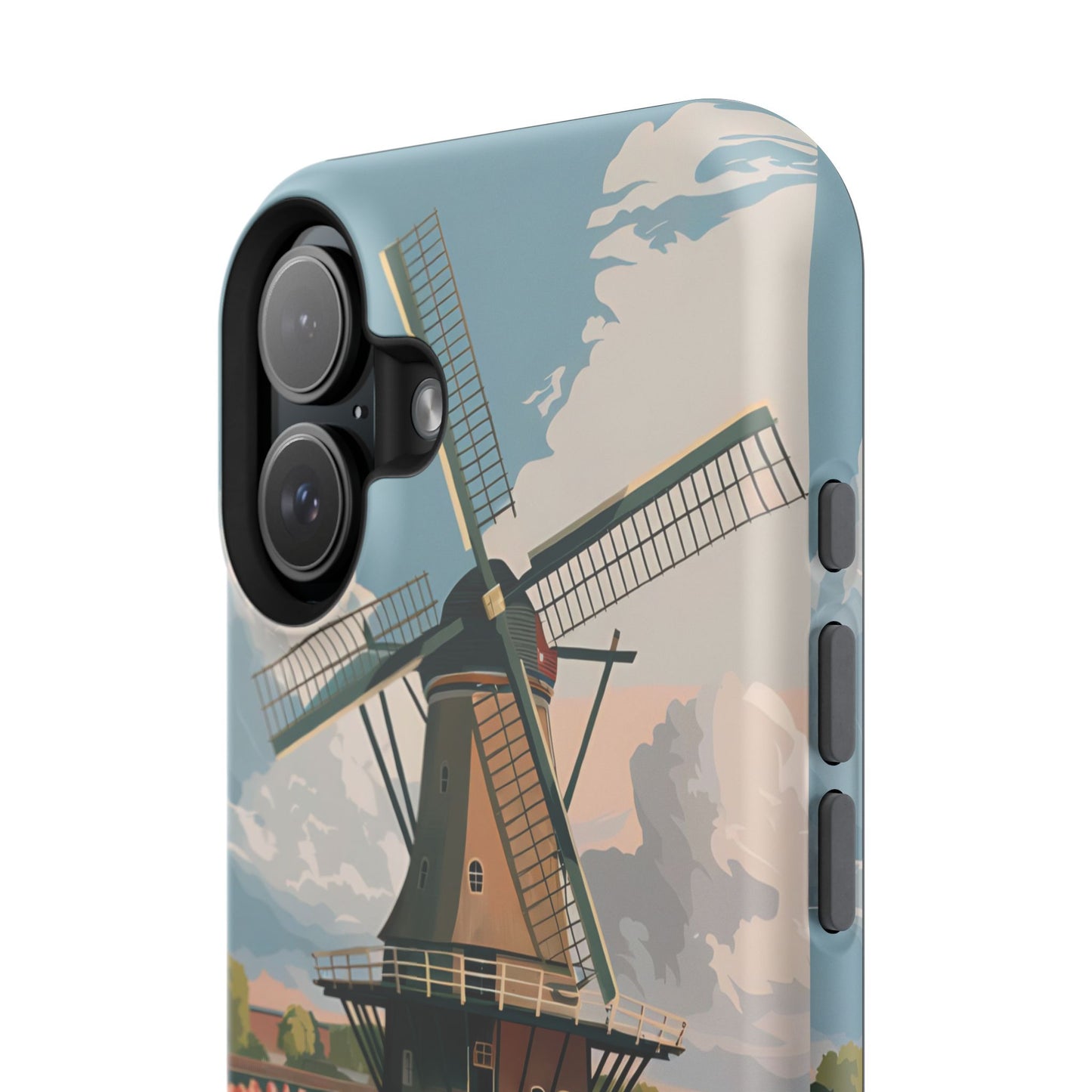 Scenic Windmill - Impact-Resistant Phone Case