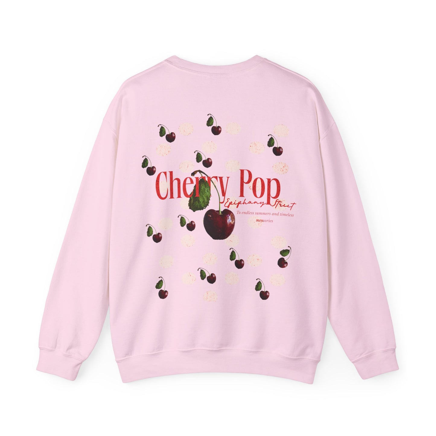 Cherry Pop Polka Dot - Epiphany Street Heavy Blend™ Crewneck Sweatshirt