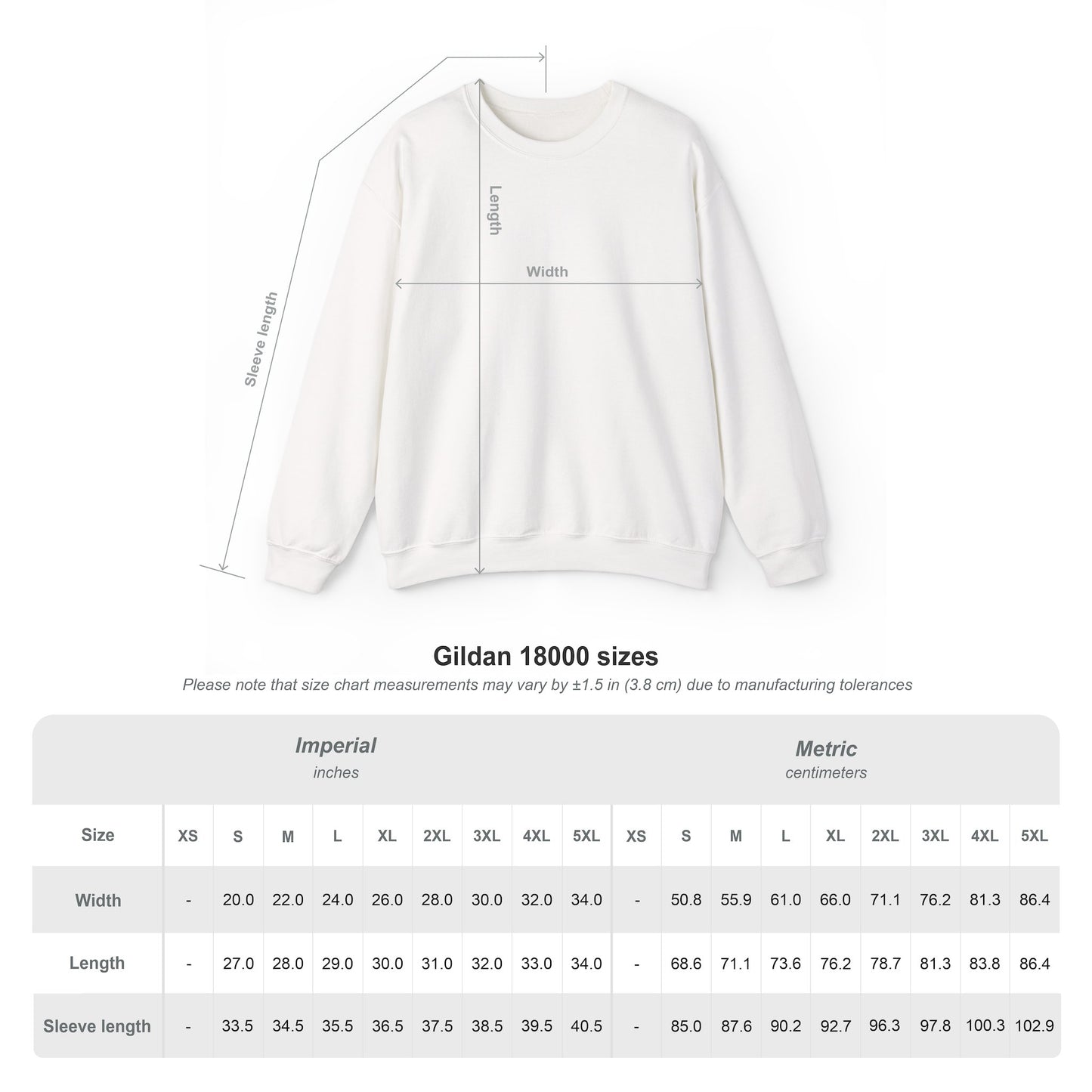 Smile - Epiphany Street Heavy Blend™ Crewneck Sweatshirt