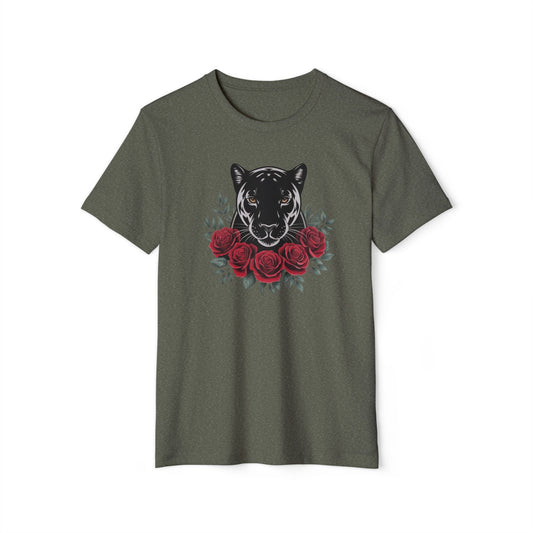 Panther Rose - Recycled Organic Cotton T-Shirt