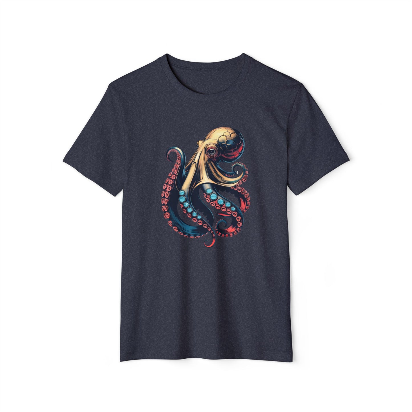Metalic Octopus - Recycled Organic Cotton T-Shirt