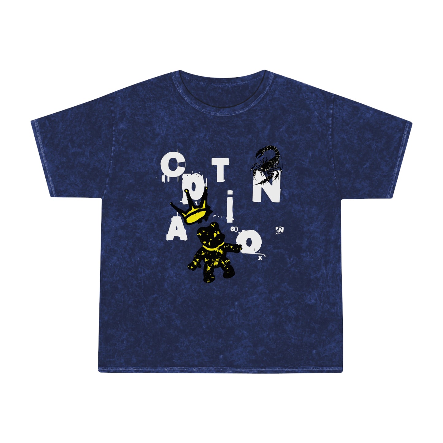 Epiphany Street "Caption" - Unisex Mineral Wash Tee Shirt