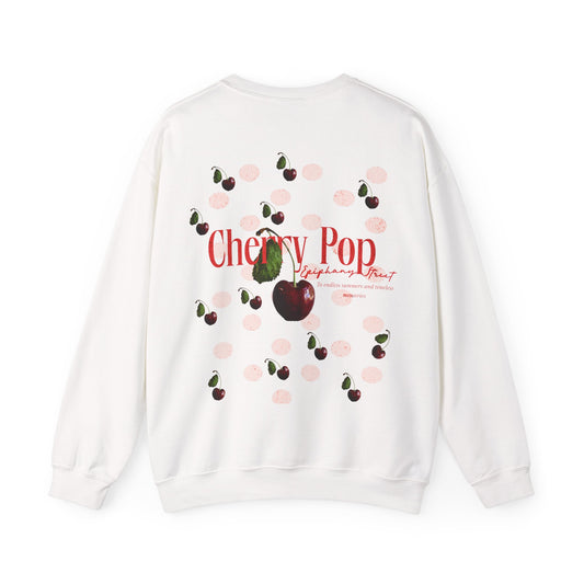 Cherry Pop Polka Dot - Epiphany Street Heavy Blend™ Crewneck Sweatshirt