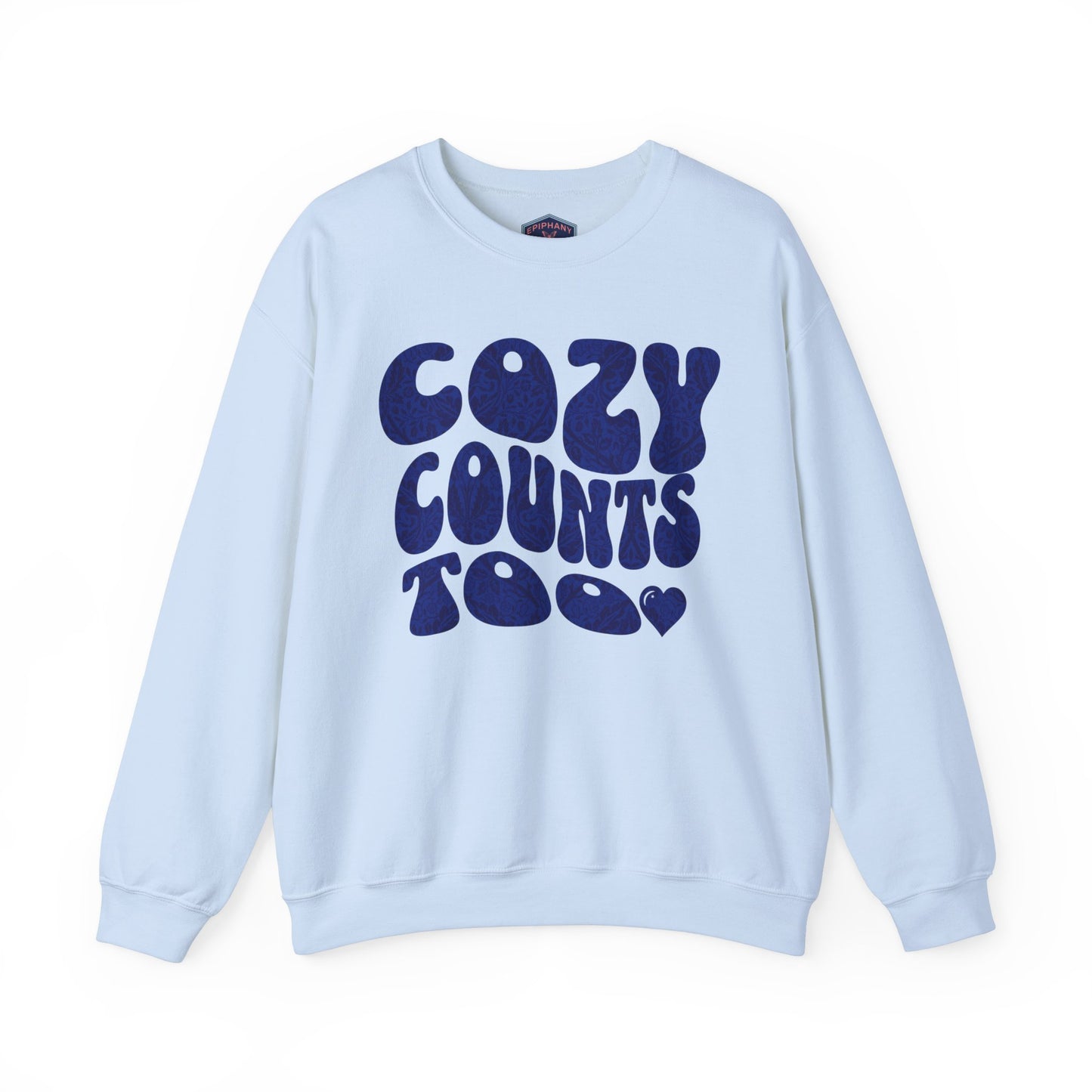 Epiphany Street Cozy Counts Too - Unisex Heavy Blend™ Crewneck Sweatshirt
