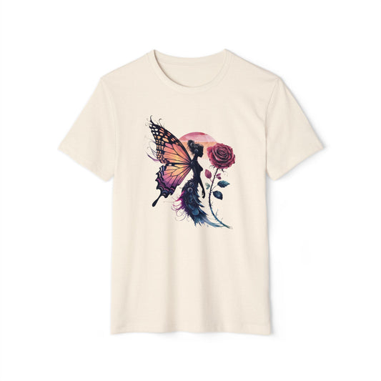 Butterfly Lady - Recycled Organic Cotton T-Shirt