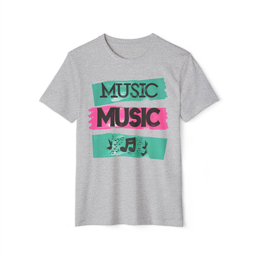 Music Graphic - Recycled Organic Cotton T-Shirt