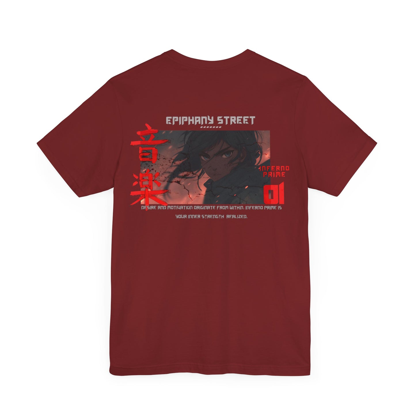 Epiphany Street Inferno Prime Anime Design - Unisex Tee Shirt