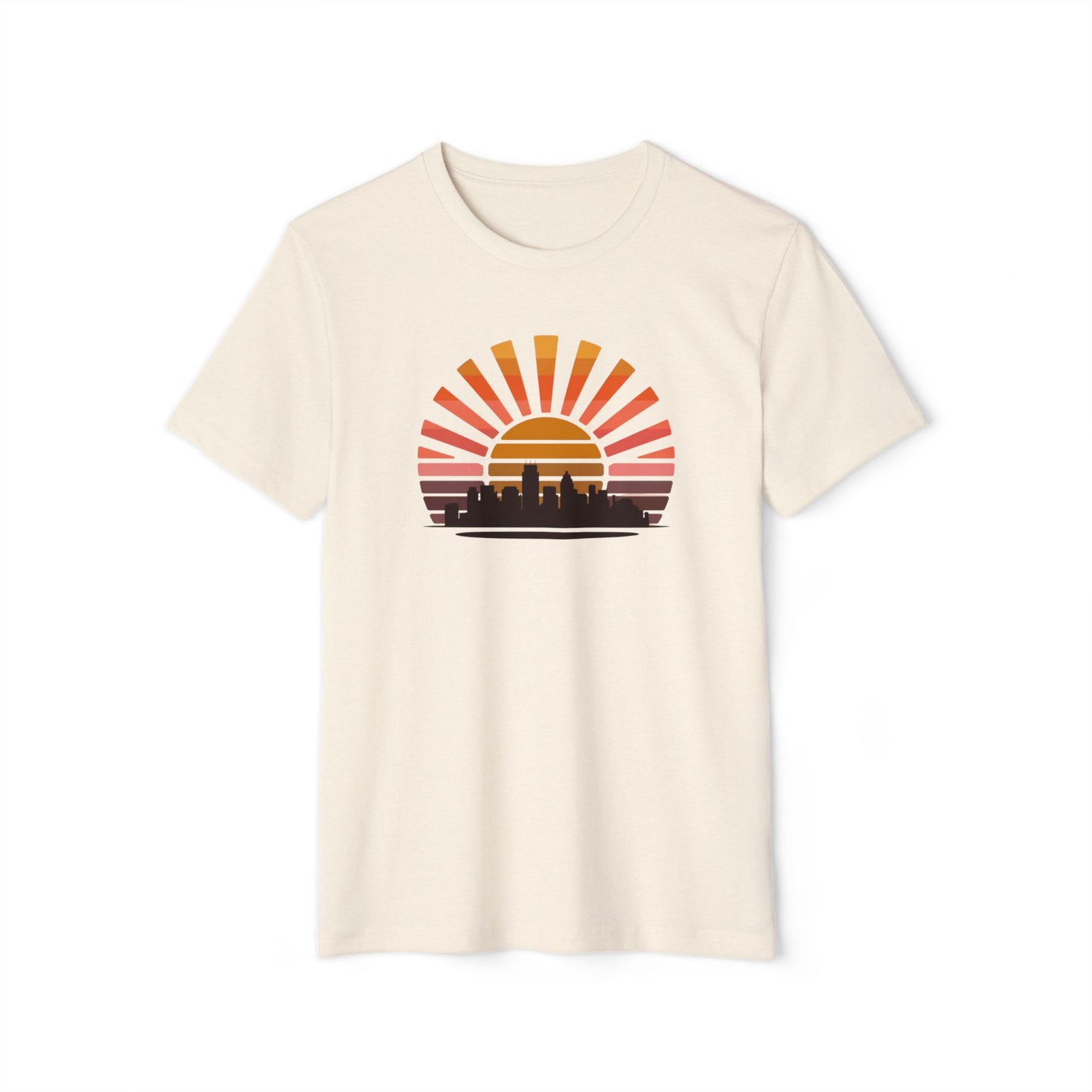 Silhouette Sunset - Recycled Organic Cotton T-Shirt