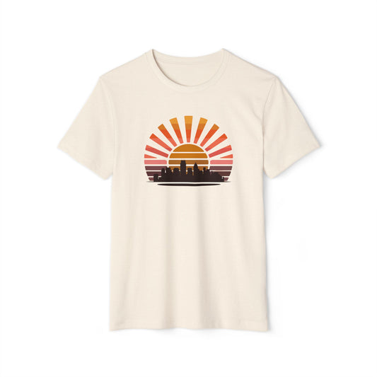 Silhouette Sunset - Recycled Organic Cotton T-Shirt