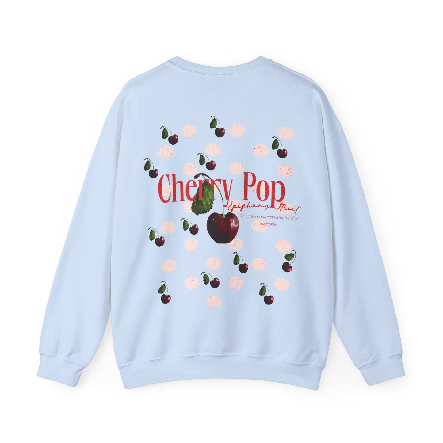 Cherry Pop Polka Dot - Epiphany Street Heavy Blend™ Crewneck Sweatshirt