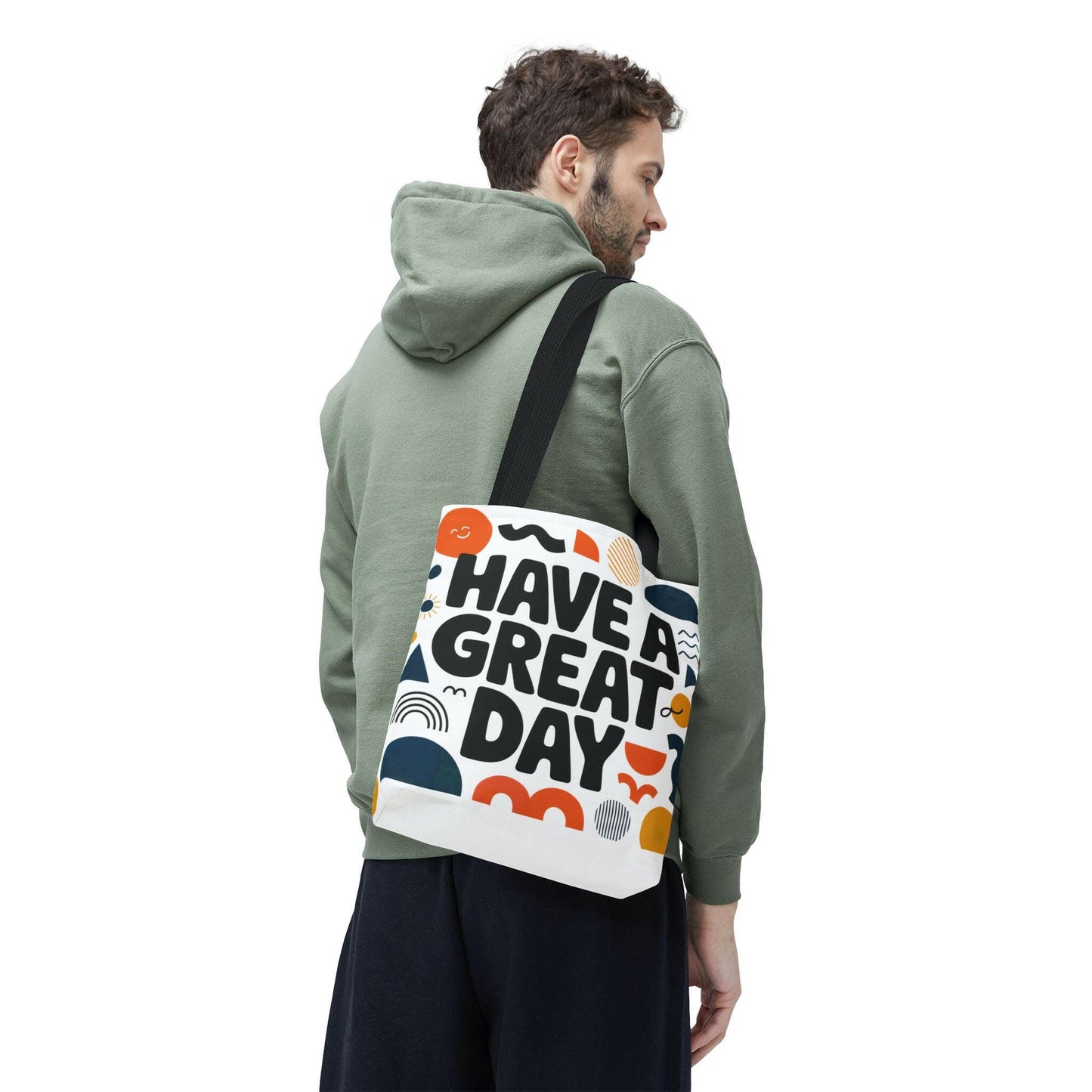 Motivational Tote Bag - 'Have a Great Day' - Colorful Everyday Carry