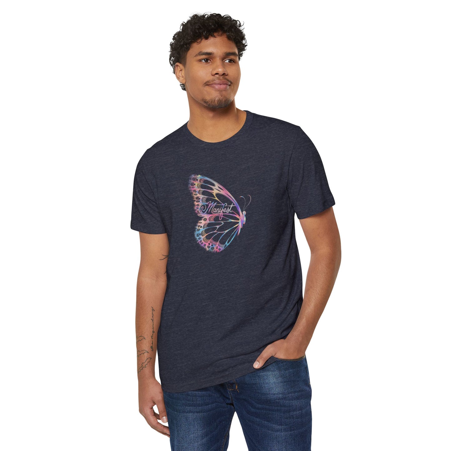 Manifest Butterfly - Recycled Organic Cotton T-Shirt
