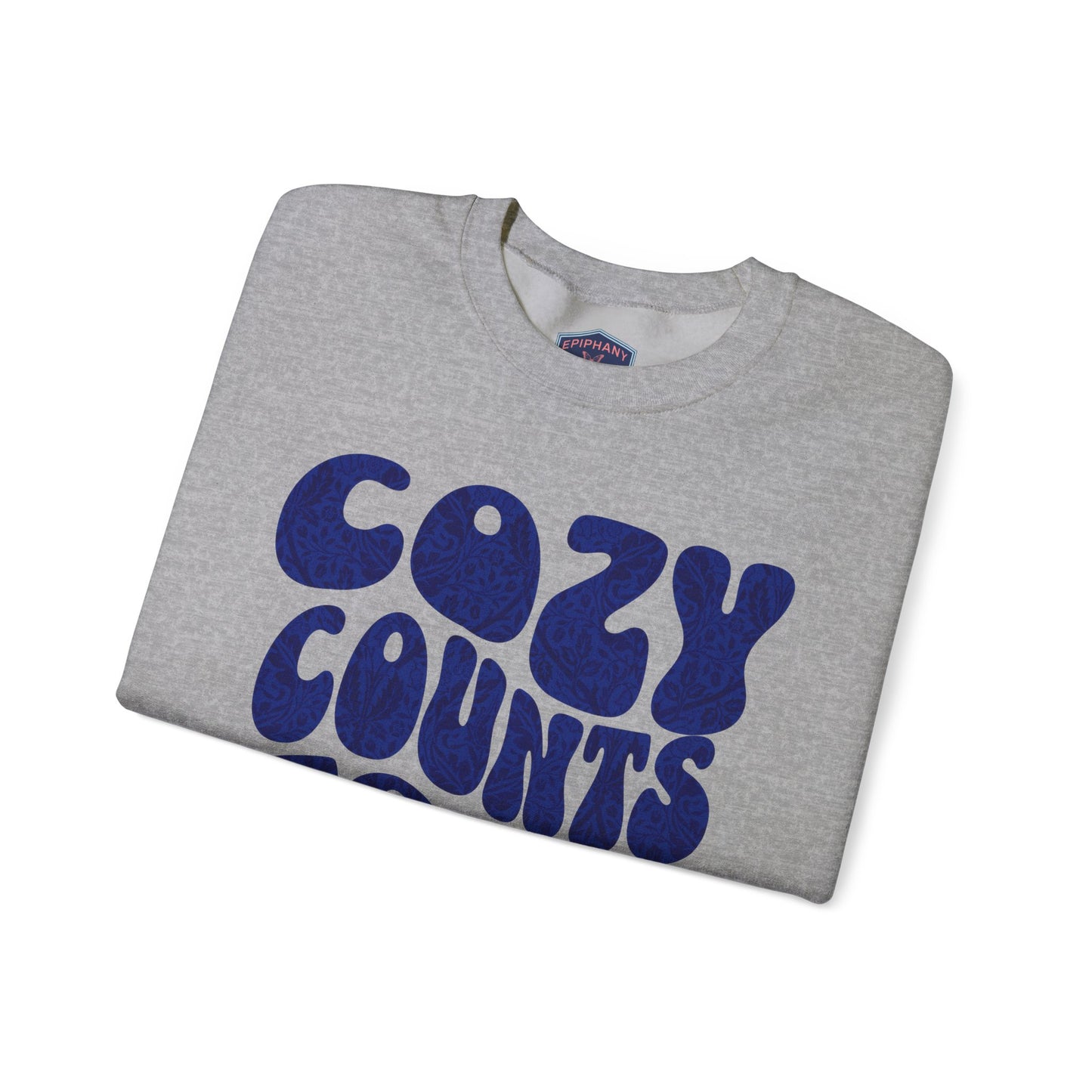Epiphany Street Cozy Counts Too - Unisex Heavy Blend™ Crewneck Sweatshirt