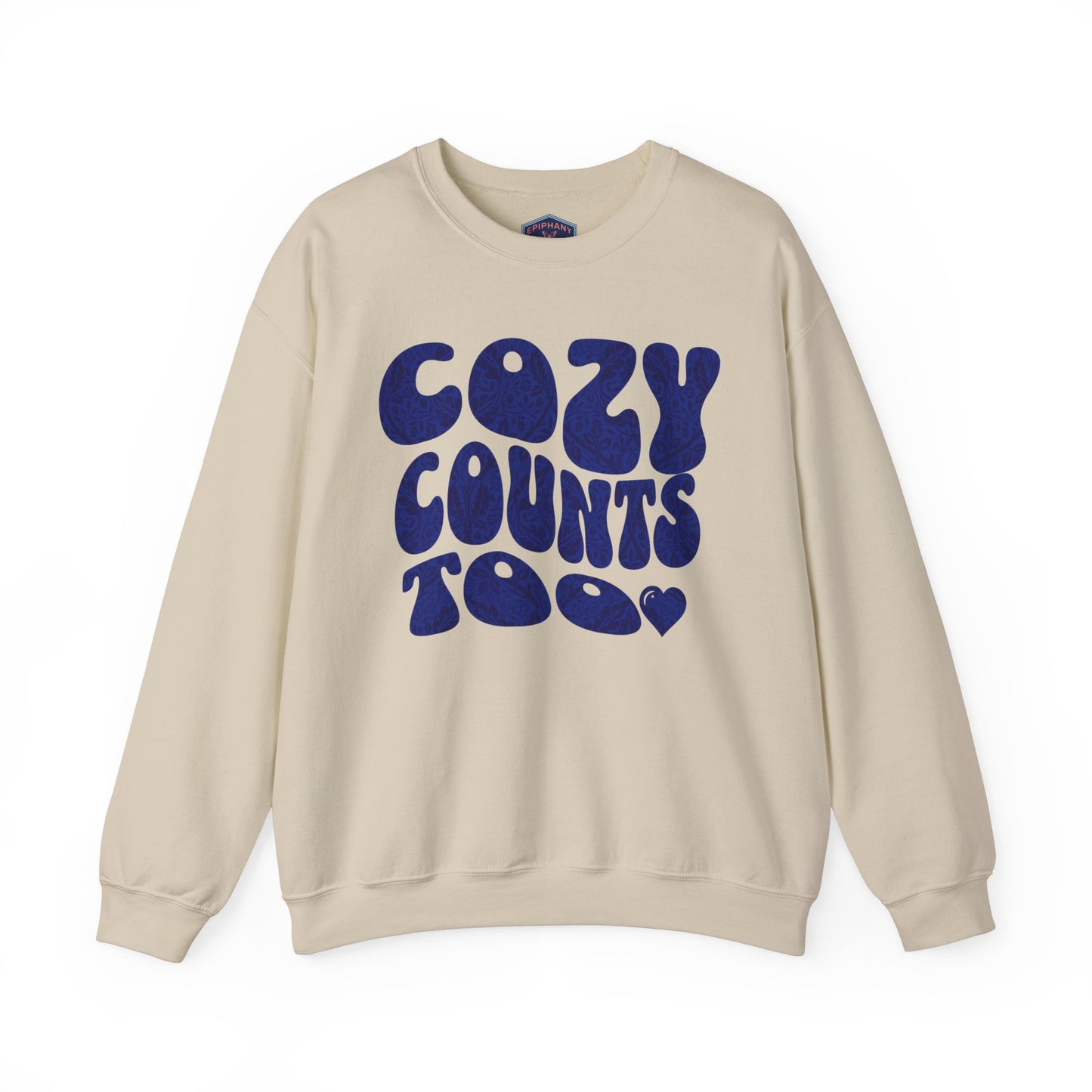 Epiphany Street Cozy Counts Too - Unisex Heavy Blend™ Crewneck Sweatshirt