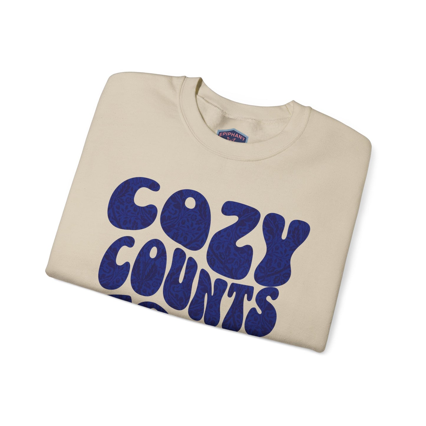 Epiphany Street Cozy Counts Too - Unisex Heavy Blend™ Crewneck Sweatshirt