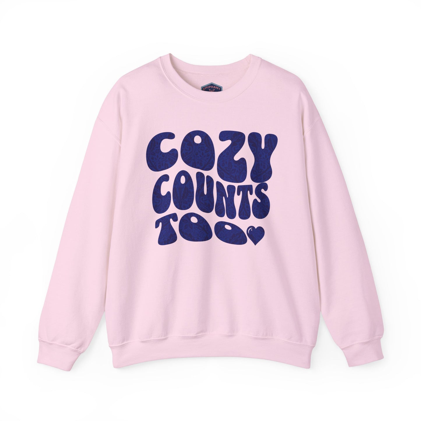 Epiphany Street Cozy Counts Too - Unisex Heavy Blend™ Crewneck Sweatshirt