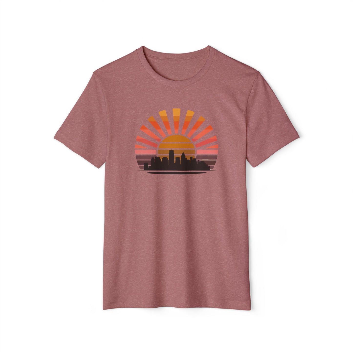 Silhouette Sunset - Recycled Organic Cotton T-Shirt