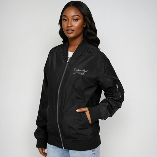 Epiphany Street Graphic  Logo - Unisex Recycled Embroidered Bomber Jacket