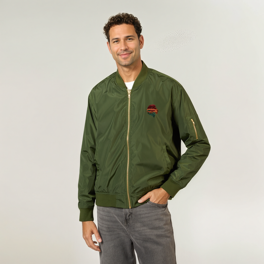 Epiphany Street Majesty - Eco-Friendly Embroidered Bomber Jacket