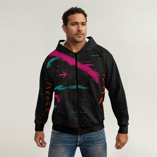 Equinox Eternal - Epiphany Street Anime Inspired Unisex Zip Hoodie