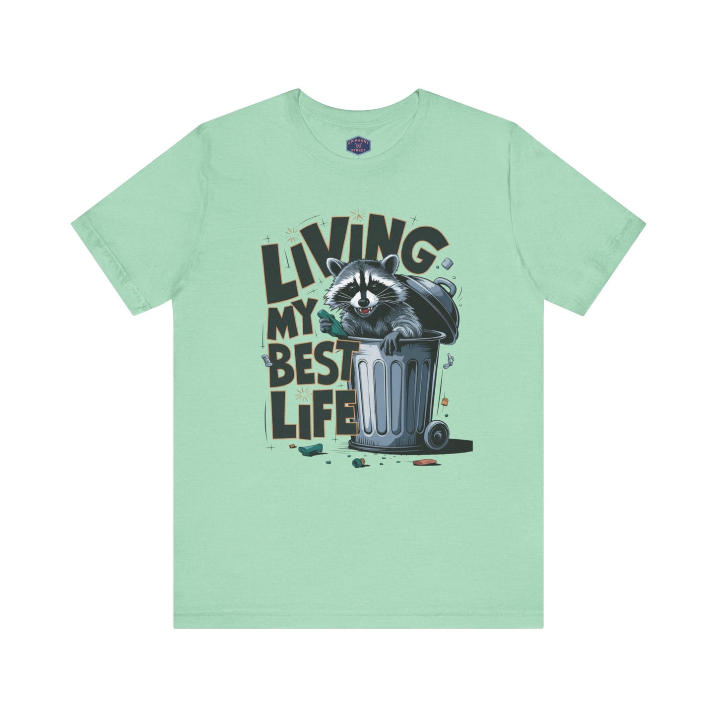 Living My Best Life Raccoon Tee