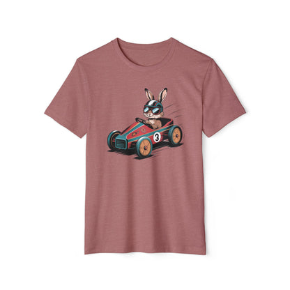 Vintage Soapbox Racer Hare - Recycled Organic Cotton T-Shirt