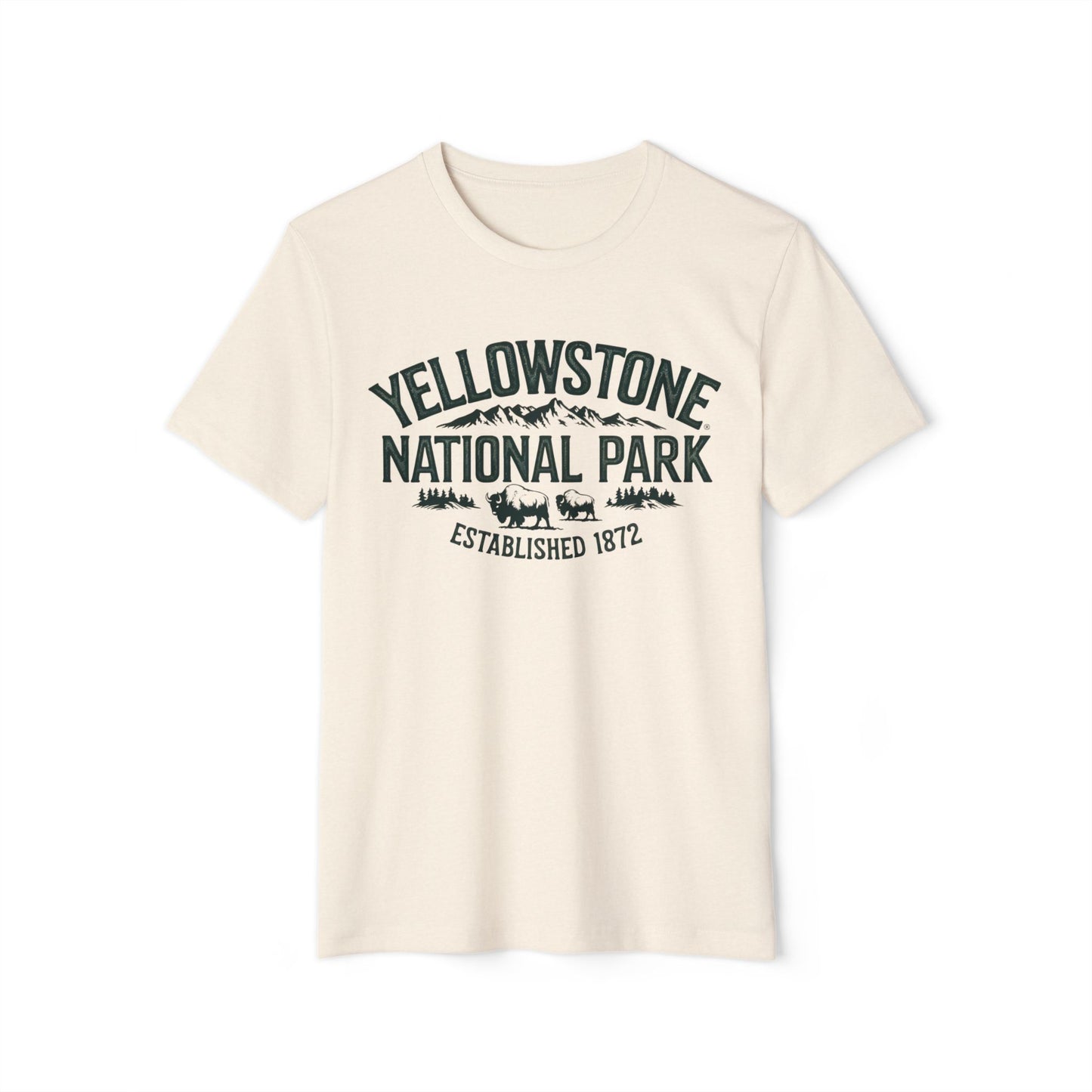Yellowstone National Park - Recycled Organic Cotton T-Shirt