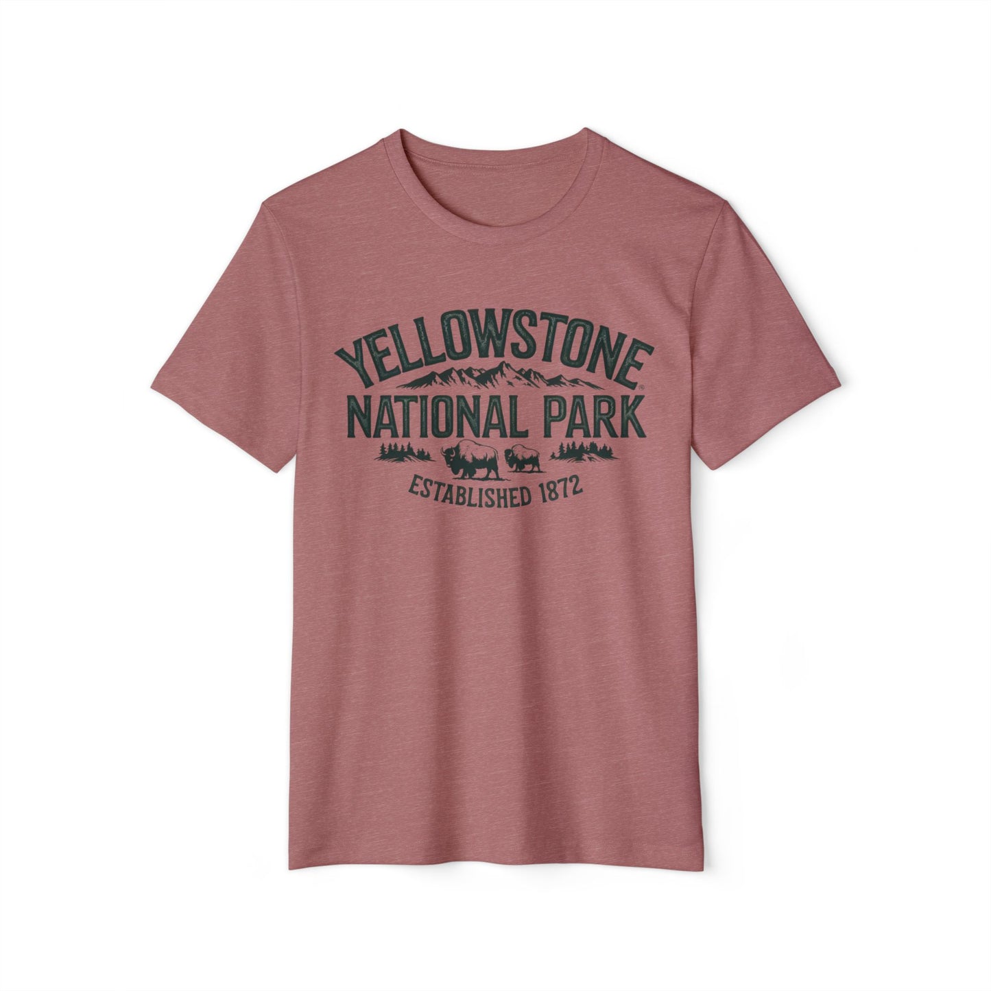 Yellowstone National Park - Recycled Organic Cotton T-Shirt