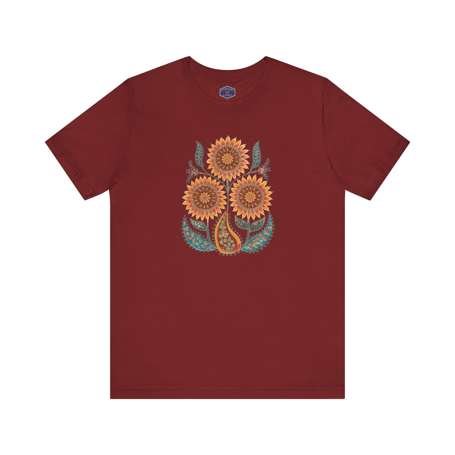 Madhubani Sunflower Tee
