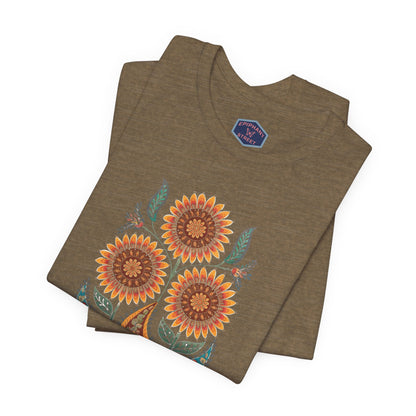 Madhubani Sunflower Tee
